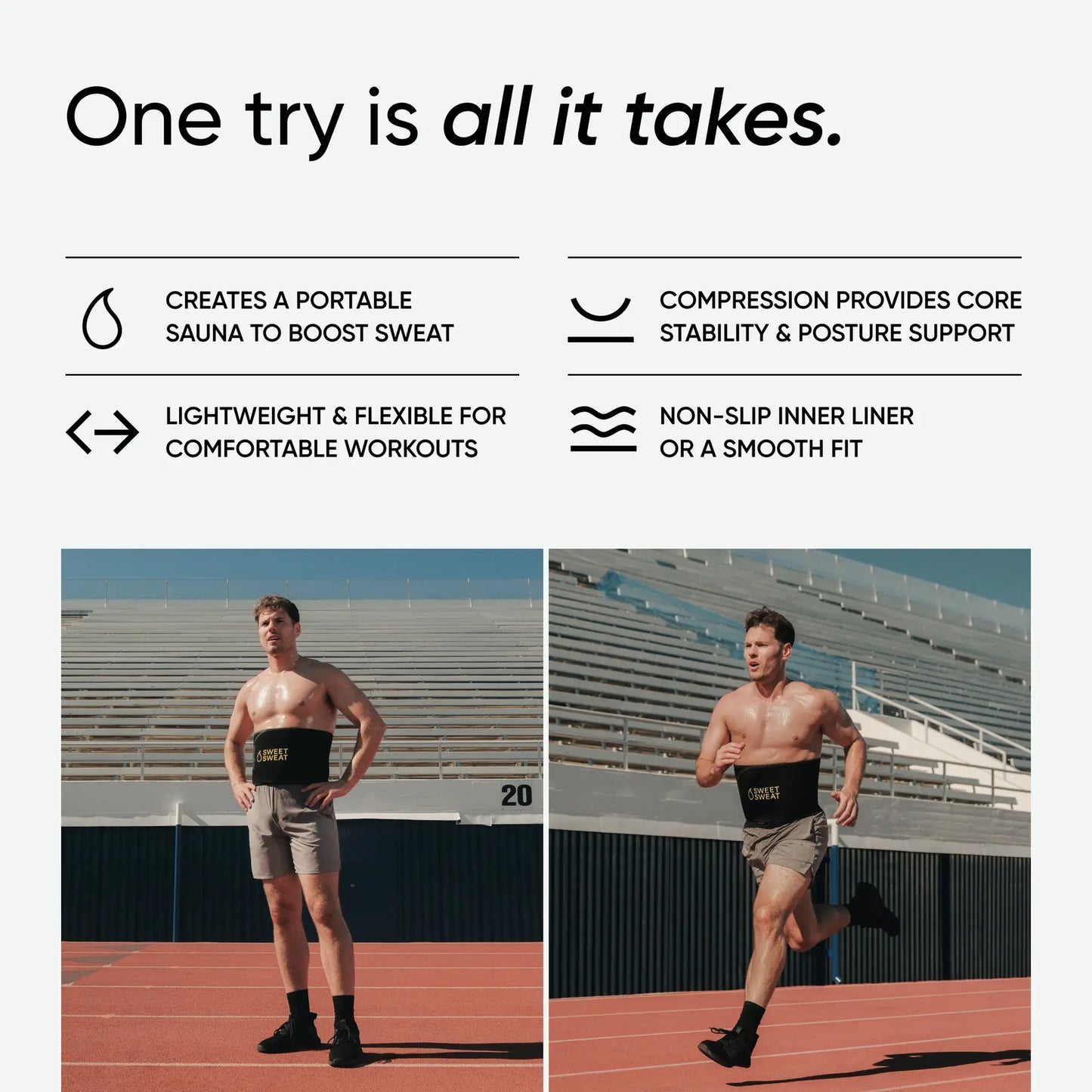 Sweat Ab Trainer Belt