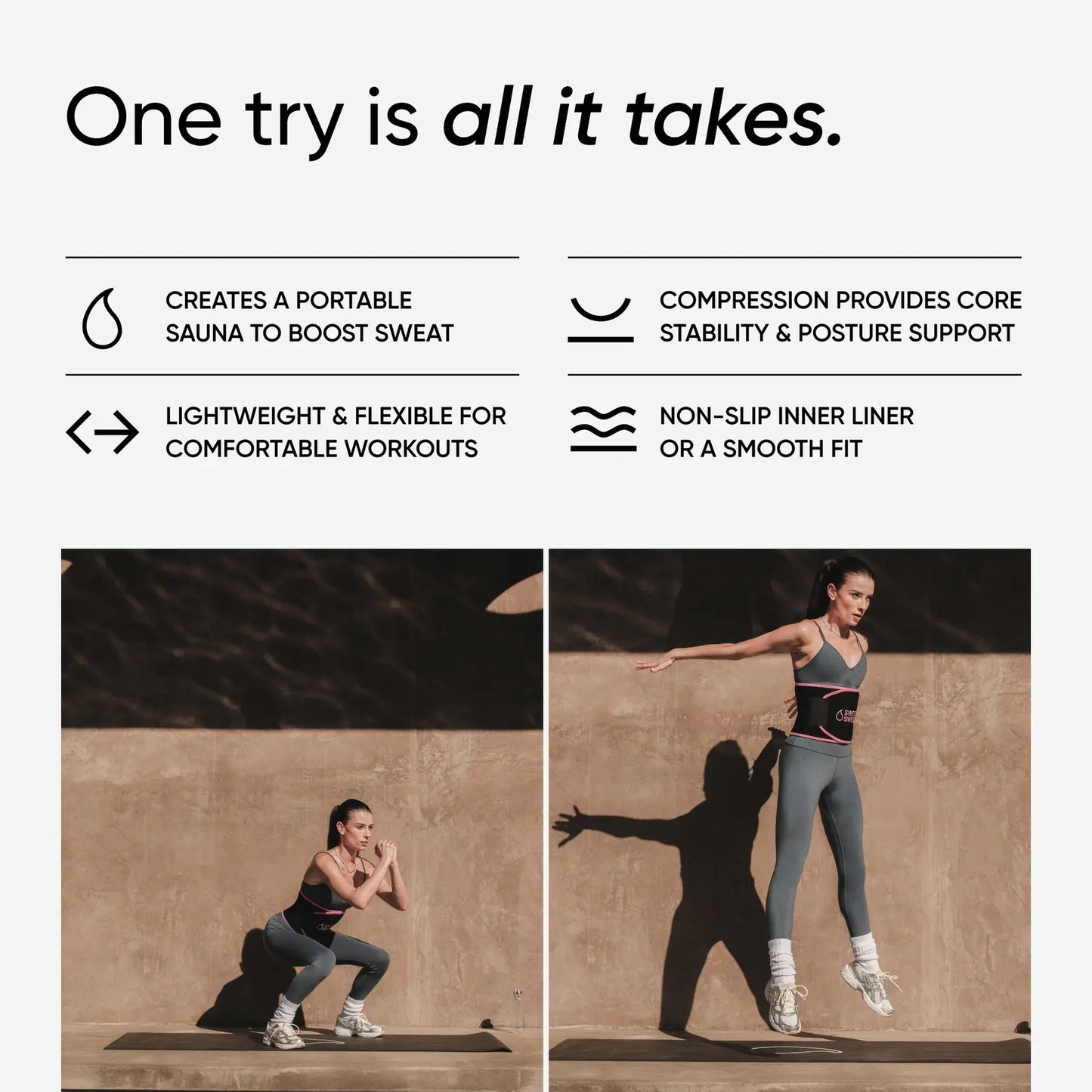 Sweat Ab Trainer Belt