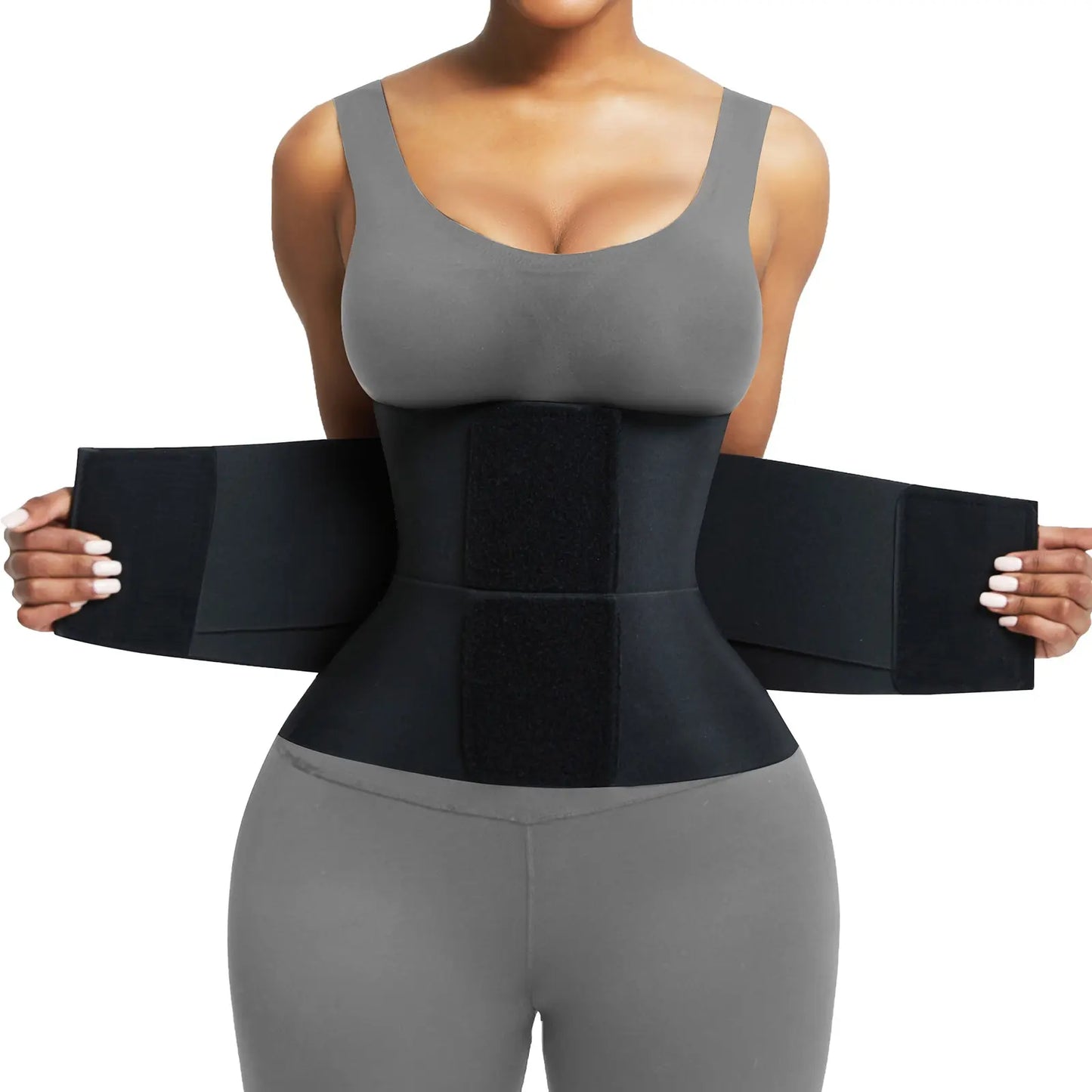 Triple-Wrap Waist Trainer — Adjustable Tummy Control Shapewear