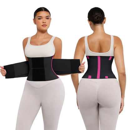 Triple-Wrap Waist Trainer — Adjustable Tummy Control Shapewear
