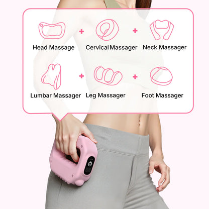 Portable Full-Body Vibration Massager — Relieves Neck and Shoulder Muscle Soreness