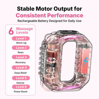 Portable Full-Body Vibration Massager — Relieves Neck and Shoulder Muscle Soreness