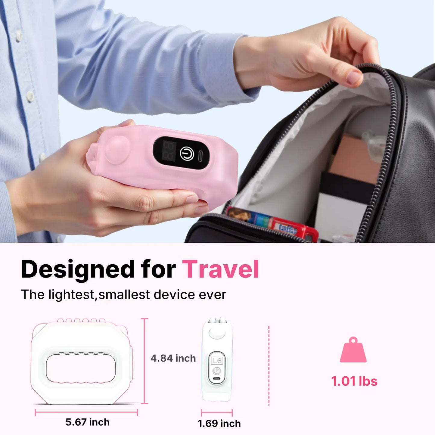 Portable Full-Body Vibration Massager — Relieves Neck and Shoulder Muscle Soreness