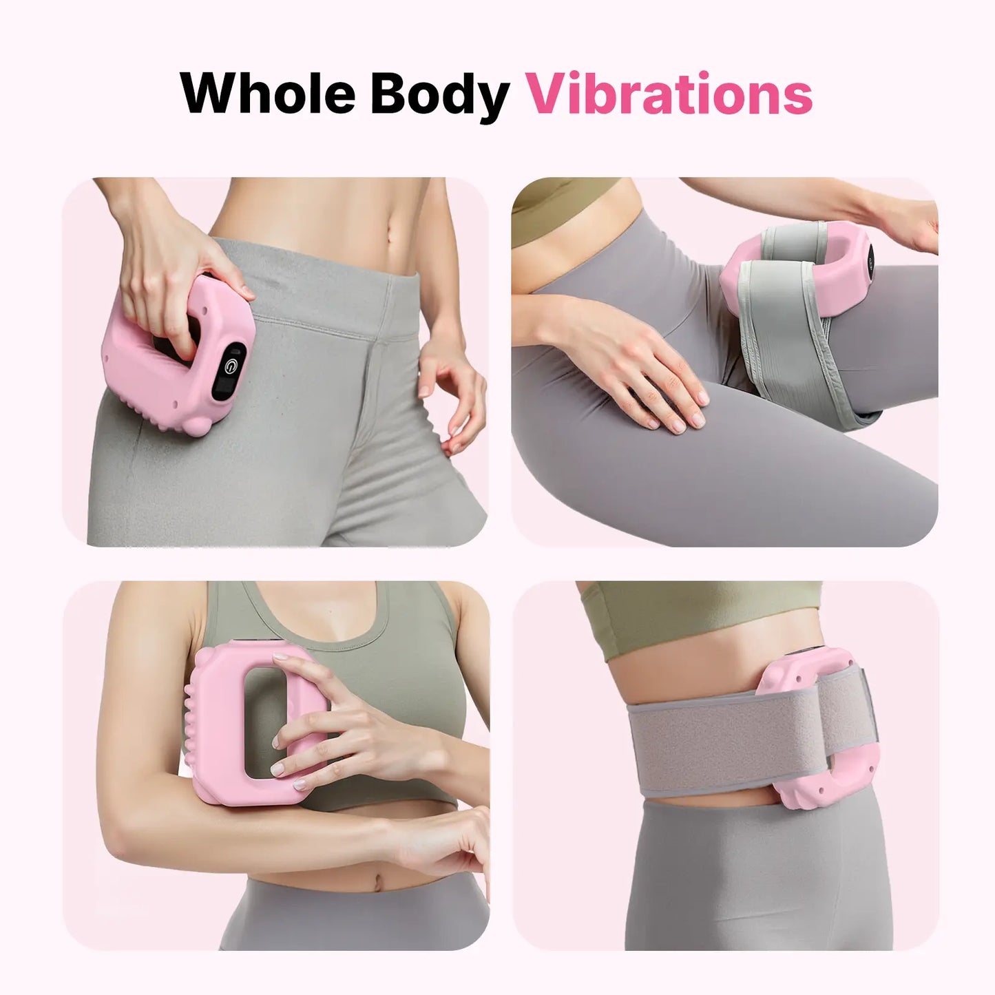 Portable Full-Body Vibration Massager — Relieves Neck and Shoulder Muscle Soreness